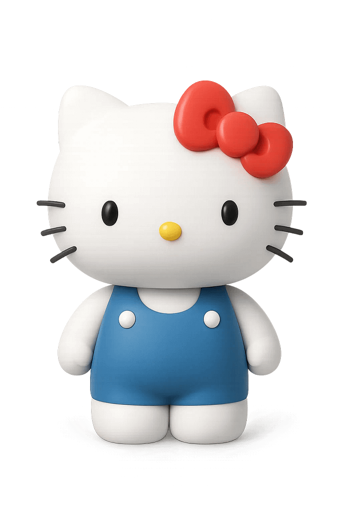3d Hello Kitty