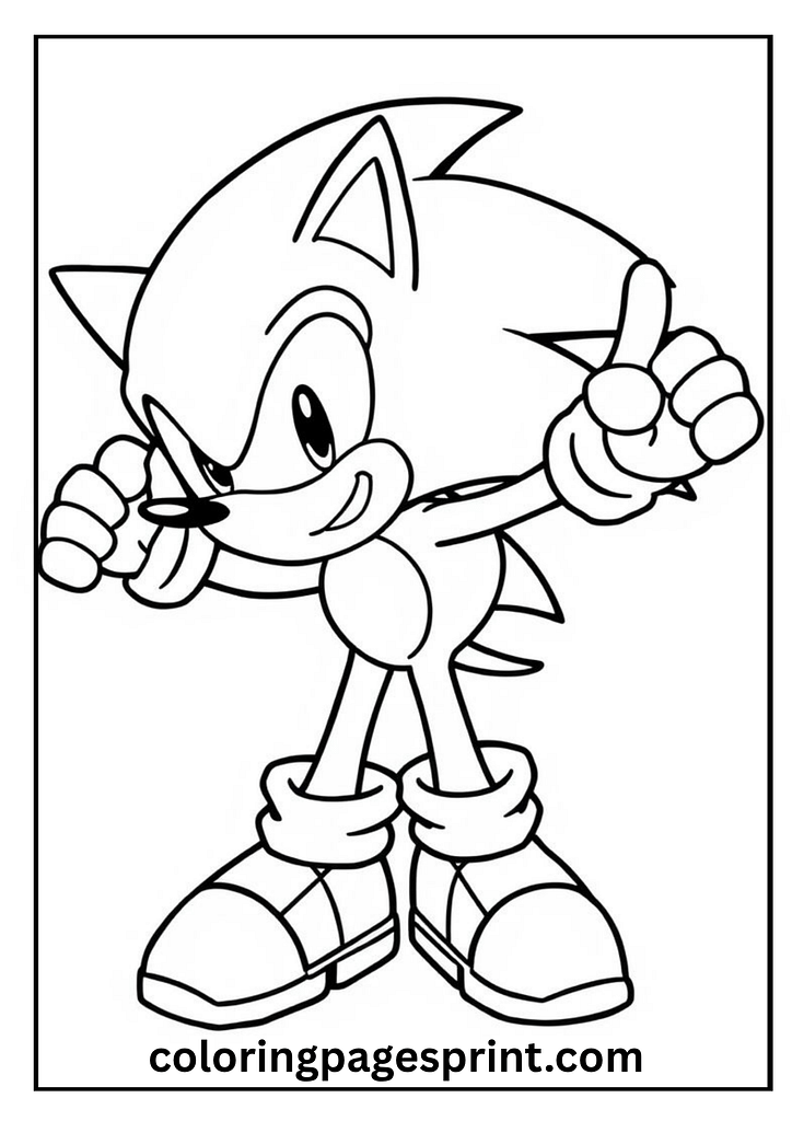 super sonic coloring pages pdf printable online free