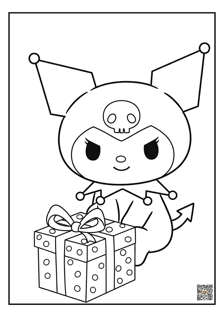 Kuromi coloring pages printable