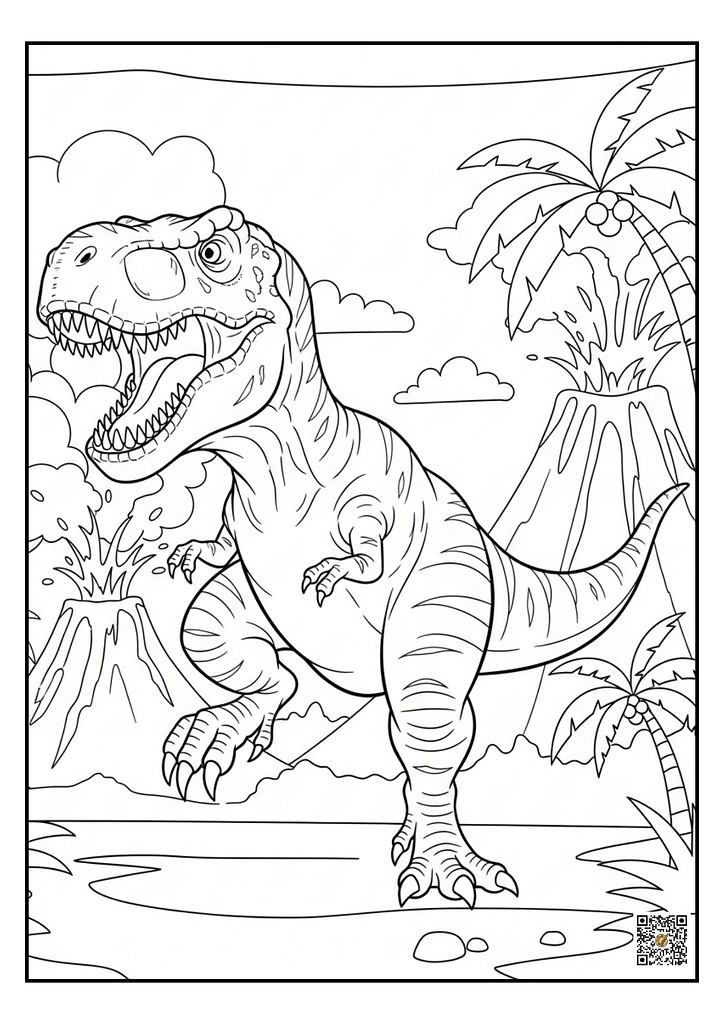 t rex t rex dinosaur coloring pages