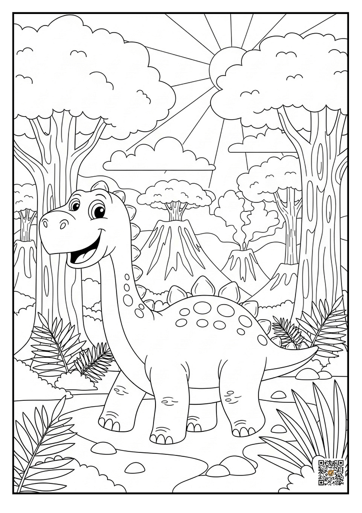 dinosaur printable coloring pages