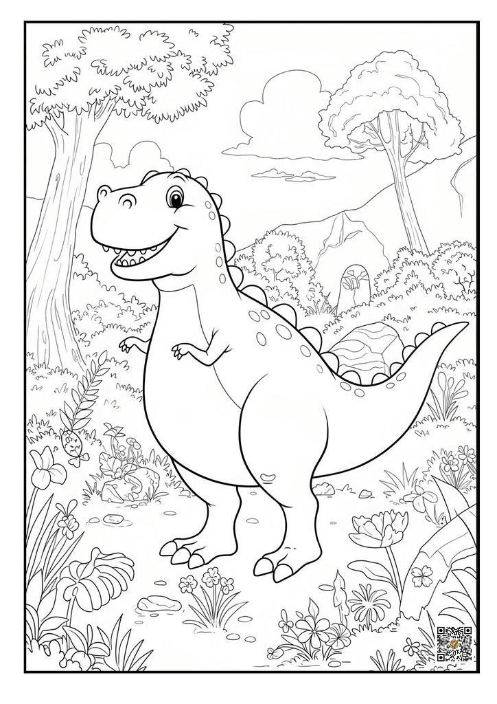 free printable dinosaur coloring pages