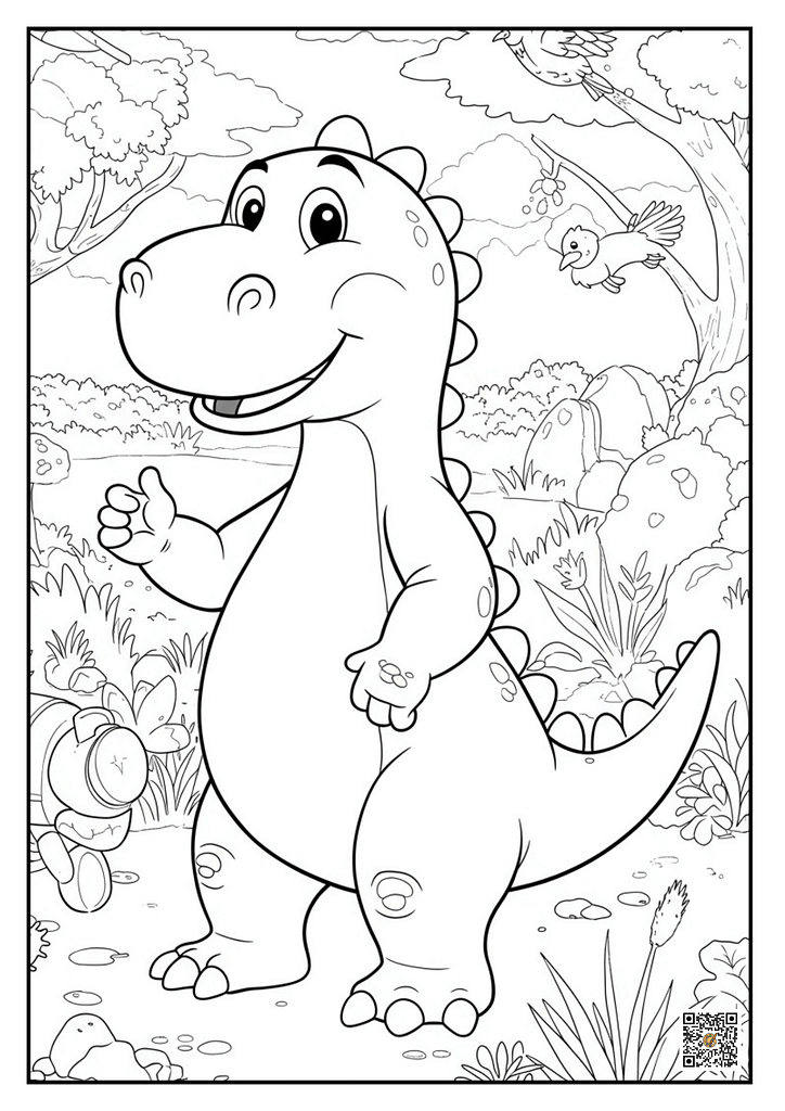 dinosaur coloring pages free

