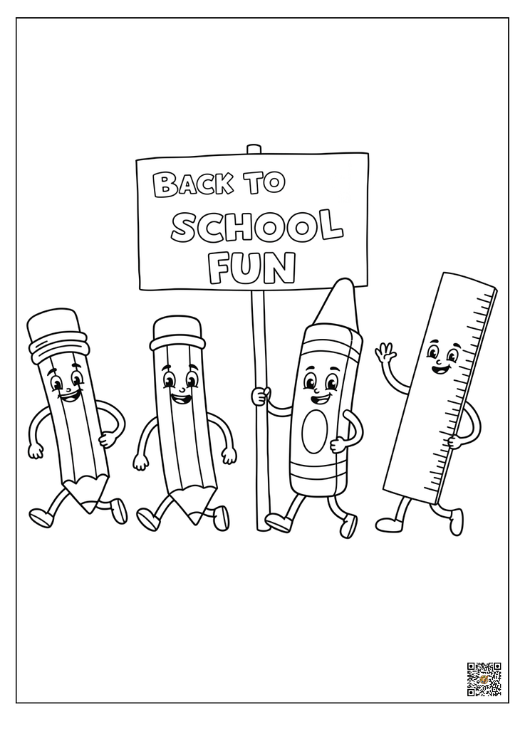 Welcome banners Coloring Pages For Kids