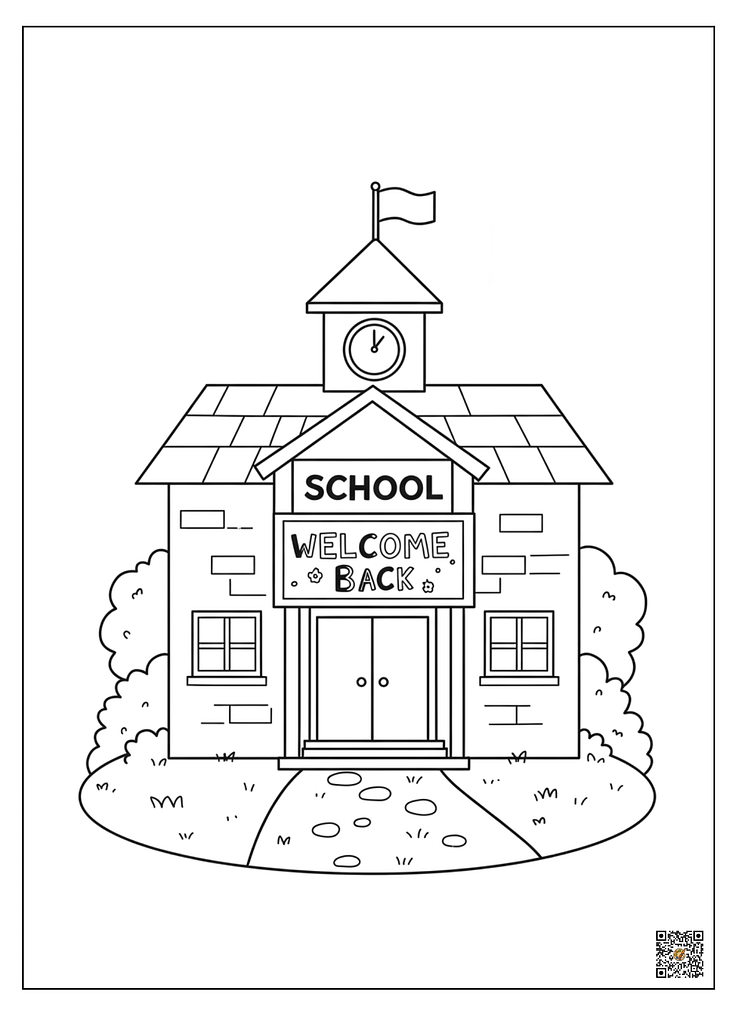 Welcome banners Coloring Pages For Kids