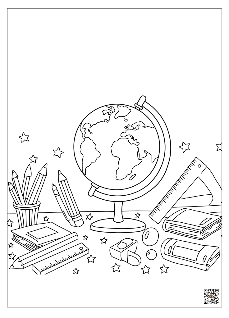 Classroom posters coloring pages