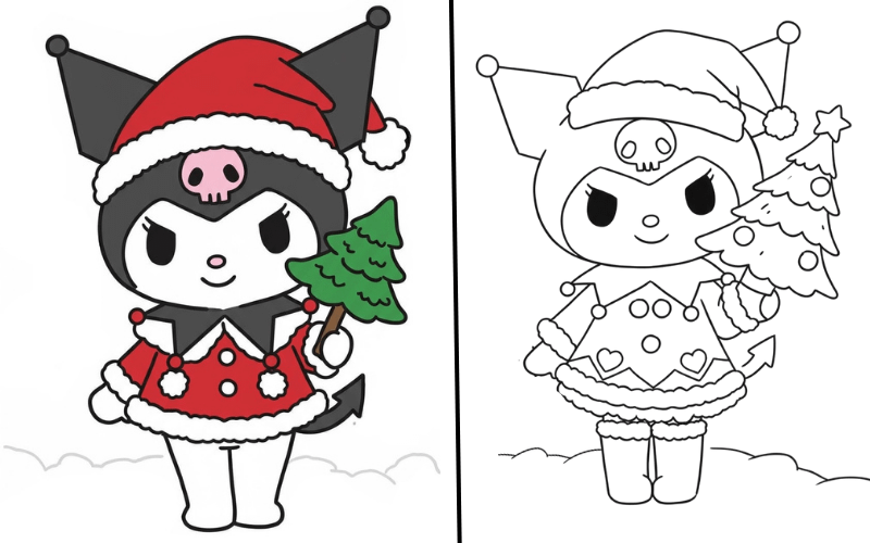 Kuromi Coloring Pages: Free Printables for All Ages
