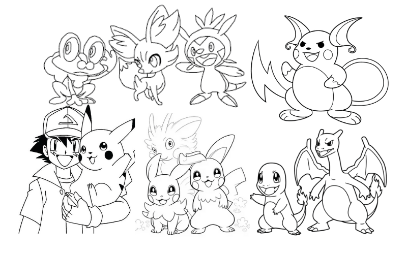pokemon coloring pages