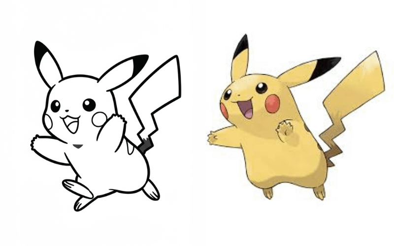 Pikachu Coloring Pages
